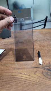Fingerprint working UV Glue Privacy Glass Screen Protector for Vivo V50 UV Glue PEEP ANTI-SPY 3D EDGE