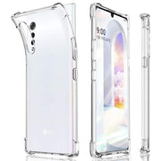 LG Velvet 5G Clear TPU Case – shockproof corner bumper