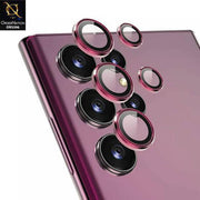 Samsung Galaxy S22 Ultra Camera Protector Burgandy