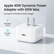Apple 40W Dynamic Power Adapter with 60W Max with Cable (MGKN4AM)