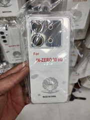 Soft Jelly cover Redmi 13C 4G Zero 30 4g Hot 40 Redmi note 13 pro Redmi note 13 pro Redmi note 13 pro plus Camon 20 Realme C67 Samaung s24 Ultra S23 fe Transparent with Camera protection Dust Proof Cap (No edges)