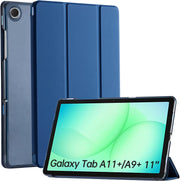 Pen Holder Smart Case for Galaxy Tab A11 Plus 2025 / A9+ 11 Inch, Slim Stand Hard Back Shell Protective Cover Folio Case for Galaxy Tab A11 Plus SM-X230 / X235 / X236 / X238