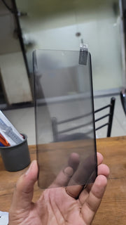 Fingerprint working UV Glue Privacy Glass Screen Protector for Infinix Hot 60 Pro Plus UV Glue PEEP ANTI-SPY 3D EDGE