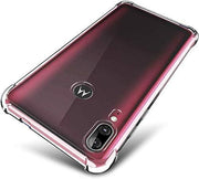 Motorola Moto E6 Plus Clear Anti Shock Case – shockproof corner bumper