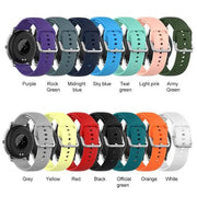 22mm Silicone Strap for Ronin R07 Mibro T2 Mibro A2 Mibro Lite 2 Amazfit GTR 3 Dany Alpha fit GTR 3 Pro Huawei GT 3 46mm Mibro x1 GTR 2 GTR 2e Huawei GT 2 Pro, GT Sports, LG Urbane, Samsung Watch 46mm, Samsung Gear S3 Frontier Kieslect K10 Kieslect K11