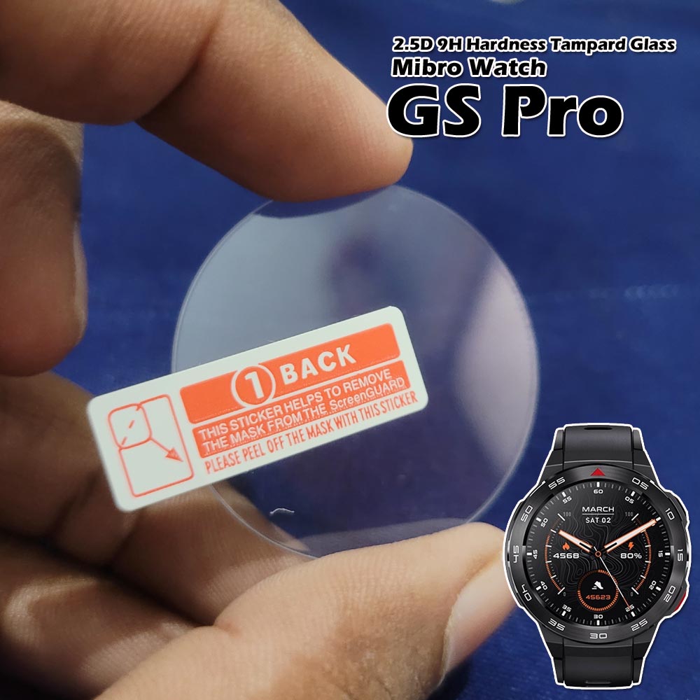 2.5D 9H Hardness Tampered Glass Screen Protector For MIBRO GS PRO and MIBRO GS PRO 2 Watch
