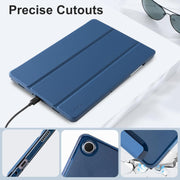 Pen Holder Smart Case for Galaxy Tab A11 Plus 2025 / A9+ 11 Inch, Slim Stand Hard Back Shell Protective Cover Folio Case for Galaxy Tab A11 Plus SM-X230 / X235 / X236 / X238