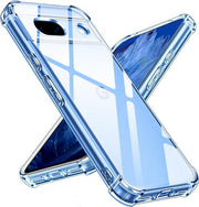 Google Pixel 8A 5G Clear Shockproof TPU Bumper Case – Transparent Back Cover