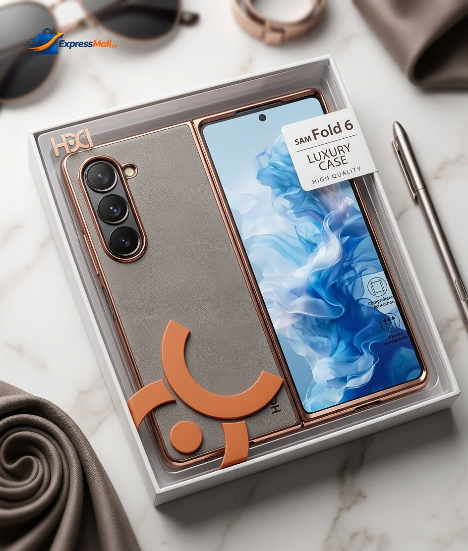 Nano coating foldable Back Cover for Samsung Galaxy Z Fold 6 Leather Luxury Case - Clearance Sale