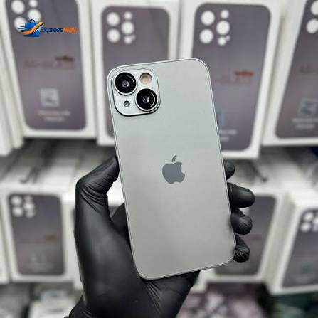 AG Glass Matte Back Case iPhone 15 Natural- Clearance Sale
