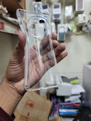 Soft TPU Back cover for Camon 13 Pro 5G Transparent with Camera protection Dust Proof Cap without edges