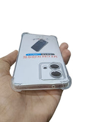 Motorola Moto G84 Clear Anti Shock Jelly Case – precise cutouts for buttons and ports