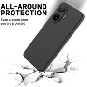 Redmi Turbo 4 Pro Black Silicone TPU Case – camera bump protection