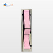 22mm Leather Silicone Strap D-Buckle - Light Pink