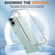 CMF Phone 1 by Nothing Crystal Clear Hybrid Case – Hard PC Back + TPU Bumper