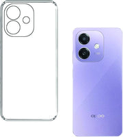 Dust proof cover for Oppo A3x Transparent with Camera protection soft jelly material bottom cap (No Edges)