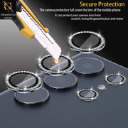 Camera protector Diamond Camera Lens Protector for Samsung S24 Ultra Titanium Grey Titanium Black