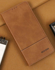 Rich Boss Fashion Flip Leather Case – OnePlus 8 Pro / 9 Pro | Wallet Book Cover with Card Slots