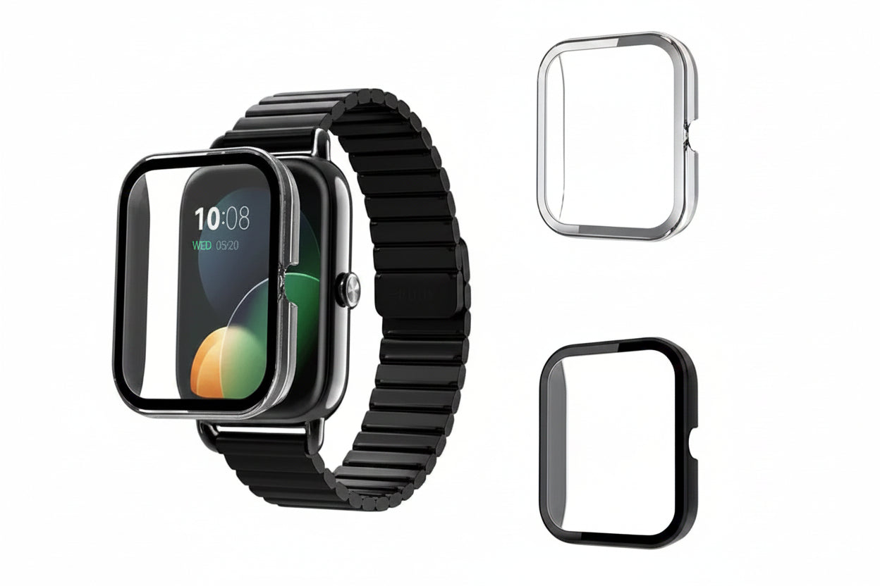Black Apple Watch protective case