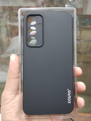 Black Eouro soft silicone cover for Samsung S23 fe