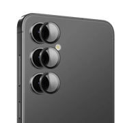 3D Back Camera Lens Protector for S24 FE Black Silver