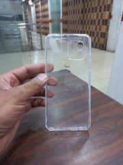 Back cover Redmi A1 PlusTransparent with Camera protection soft jelly material