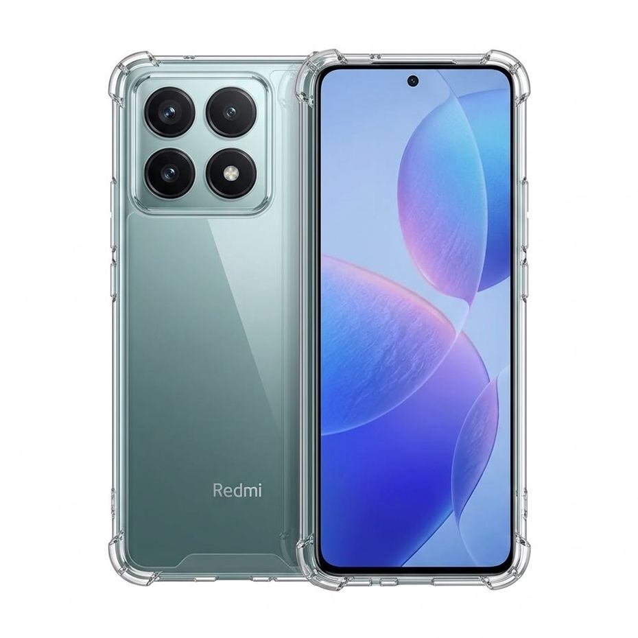 Redmi K70 / K70 Pro / Poco F6 Pro Clear Anti Shock Case – Airbag Bumper