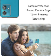 Motorola Edge 40 Neo Clear Shockproof TPU Case – scratch protection