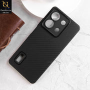 Carbon Fibre texture Phone Case for Redmi Note 13 4G Fashion Design Soft Back Cover