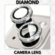 Diamond Camera Lens Protector installed on iPhone – ExpressMall.pk