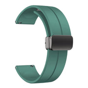 22mm Magnetic D-Buckle Silicone Watch Strap Universal strap