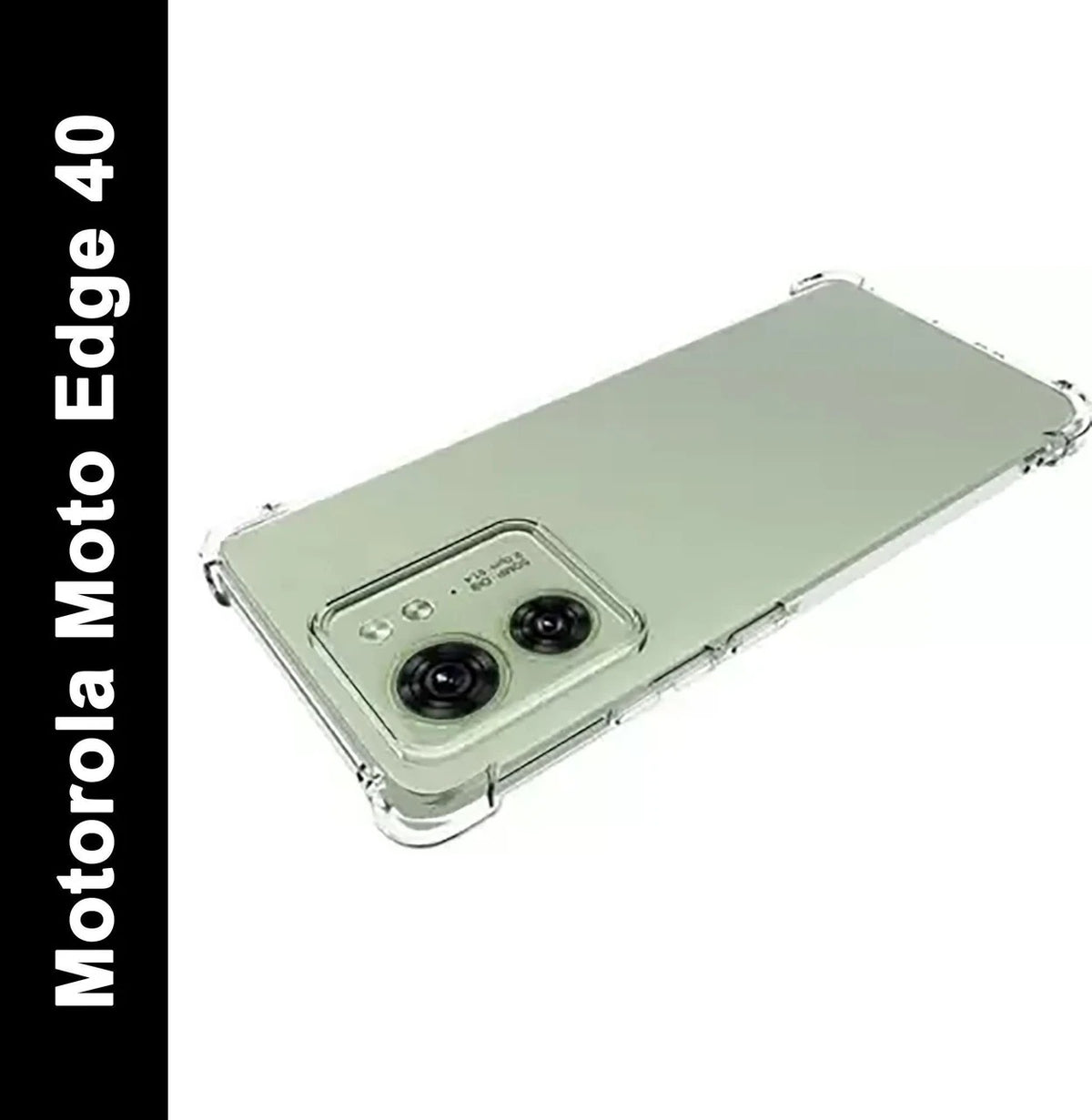 Motorola Edge 40 Clear Anti Shock Case – Four Corner Bumper Silicone Cover