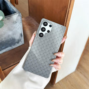 Back cover for S25 ultra Premium Quality Woven Pattern Back Cover for S25 Ultra