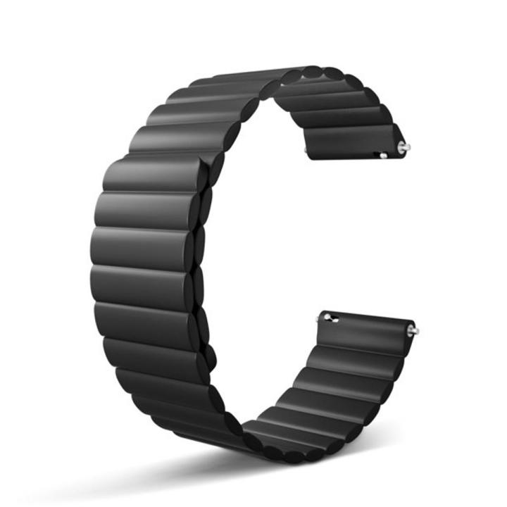 22mm Magnetic Silicone Sports Watch Strap - Universal Replacement Band