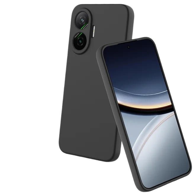 Redmi Turbo 4 Pro Black Silicone TPU Case – Shockproof, Camera Bump Protection