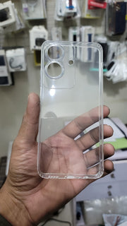 Soft TPU cover for Realme Note 60 Transparent with Camera protection Dust Proof Cap without edges