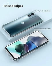Motorola Moto G24 / G24 Power / G04 / G04S / E14 Thin Crystal Clear TPU Case – shows original phone design