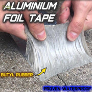 Super Sticky Aluminum Foil Butyl Rubber Tape Self Adhesive Waterproof for Roof Pipe Repair Tape