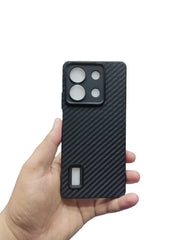 Carbon Fibre texture Phone Case for Redmi Note 13 Pro 4G Fashion Design Soft Back Cover