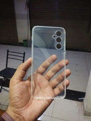Dust proof Soft Back Cover for Samsung A15 Transparent with Camera protection soft jelly material bottom cap (No Edges)