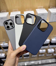 KZDOO Noble Collection Leather cover for 15 Pro Max Leather Case Original Quality Full Coverage Black Blue