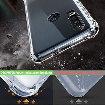 Motorola One Action / One Vision Ultra Thin Clear Silicone Case – slim lightweight fit