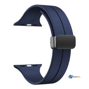 42mm 44mm 45m 49mm Ultra Ultra 2 Apple Watch Band Magnetic D-buckle Silicone Sport Strap Replacement Wrist Band for Apple Series 11/10/9/8/Ultra/7/SE/6/5/4/3/2/1, Women Men iWatch Bands