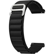 22mm Nylon Alpine Loop Watch Band – Black