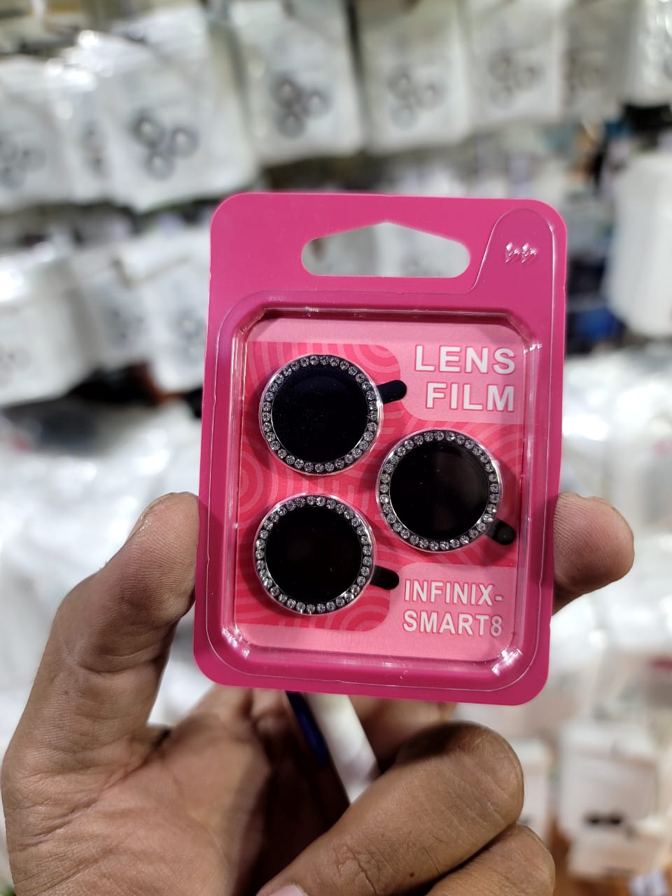 Infinix Smart 8 / Tecno Spark Go 2024 / Spark 20 / Spark 20C / Pop 8 Diamond Ring Camera Lens Protector