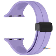 42mm 44mm 45m 49mm Ultra Ultra 2 Apple Watch Band Magnetic D-buckle Silicone Sport Strap Replacement Wrist Band for Apple Series 11/10/9/8/Ultra/7/SE/6/5/4/3/2/1, Women Men iWatch Bands