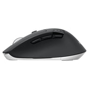Logitech M720 Triathlon Wireless Mouse - angled view