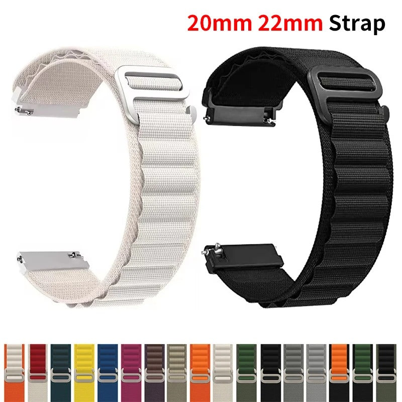 20mm 22mm Alpine Loop Bracelet Watch Strap - main product photo