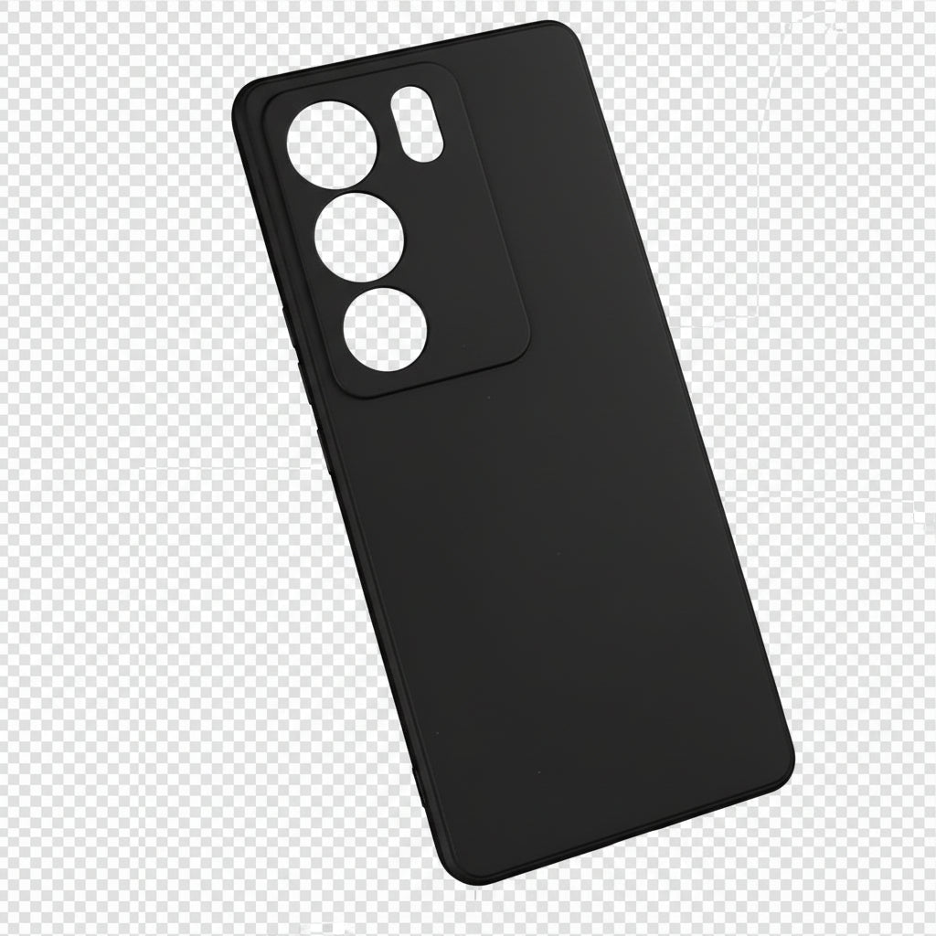 Rock Silicone Cover for Vivo V29 – Black | Clearance Sale