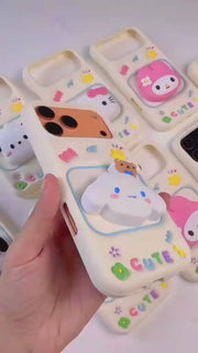 Cute 3D Kawaii Cartoon Silicone Case | 4 Adorable Designs